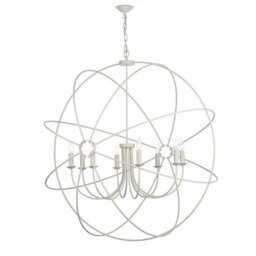 David Hunt Lighting ORB0899-04-C02 Orb 8 Light Ceiling Pendant in Cream