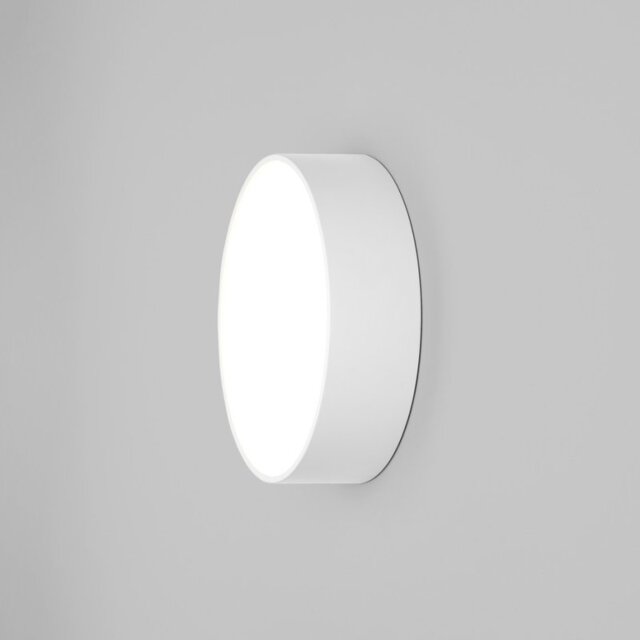 Astro 1391003 Kea One Light Outdoor Round Wall And Ceiling LED Light In White - Dia: 250mm