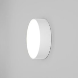 Astro 1391003 Kea One Light Outdoor Round Wall And Ceiling LED Light In White - Dia: 250mm