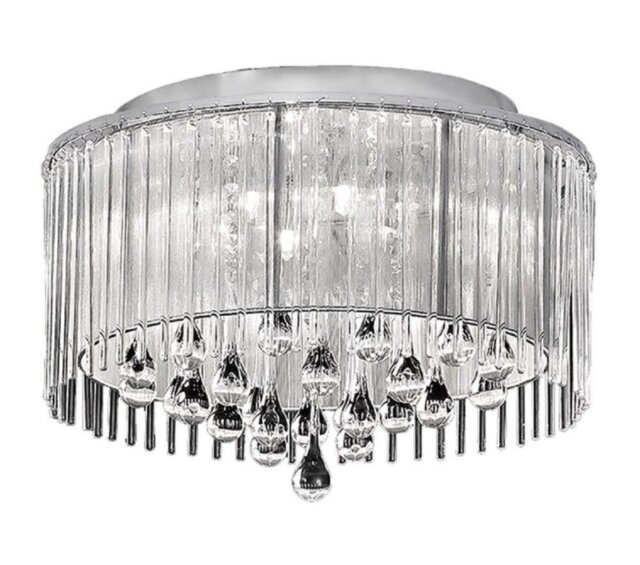 Franklite FL2160/6 Spirit 6 Light Semi Flush Ceiling Fitting