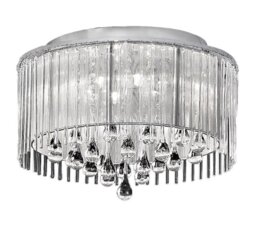 Franklite FL2160/6 Spirit 6 Light Semi Flush Ceiling Fitting