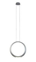 Mantra M6172 Ring LED Ceiling Pendant Light in Silver