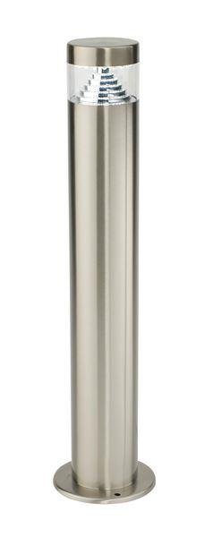 Saxby 13929 Pyramid LED Exterior Brushed Steel Lamp Post