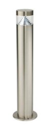 Saxby 13929 Pyramid LED Exterior Brushed Steel Lamp Post