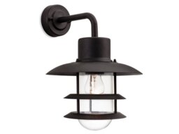 Firstlight 4908BK Austin One Light Outside Wall Lantern Light In Black