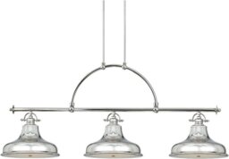 QZ-EMERY3P-IS Imperial Silver Emery 3 Light Bar Ceiling Pendant Light