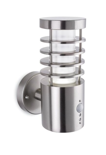 Firstlight 2828ST PIR Tamar LED Outdoor Wall Light In Stainless Steel IP44