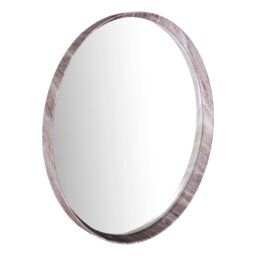 Dar Wisebuys Seyah Mirror In Brown Stone Veneer 74cm