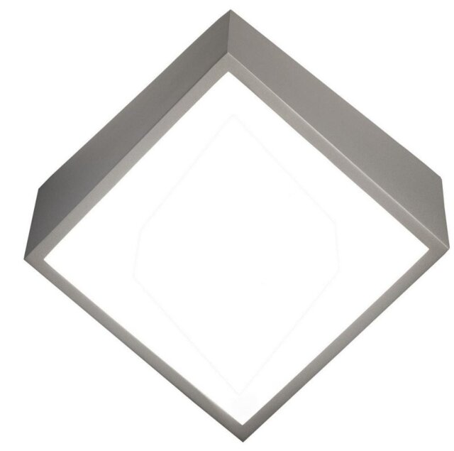 Mantra M5483 Mini Square Outdoor Wall Light In Silver