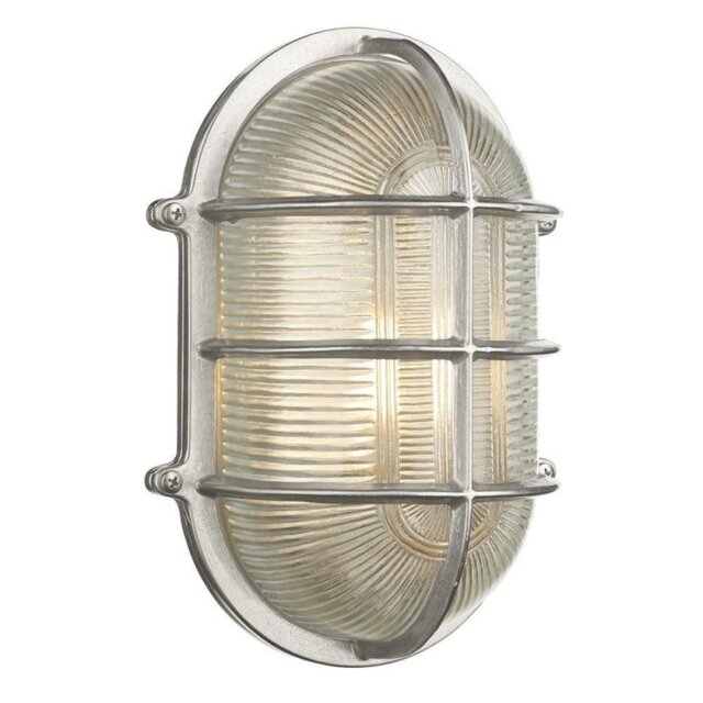 David Hunt Lighting ADM2138 Admiral One Light Outdoor Wall Light In Nickel