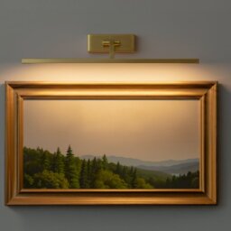 Firstlight 6863AB LED Picture Light In Antique Brass Finish