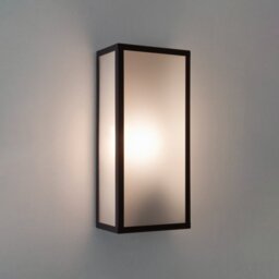 Astro 1183032 Messina 160 Sensor Outdoor Wall Light In Textured Black Finish IP44