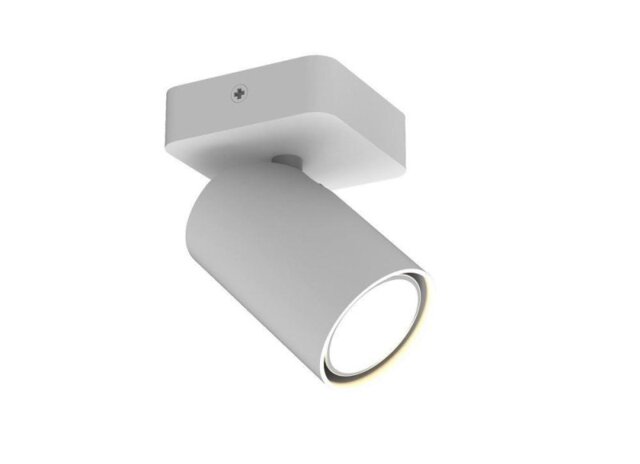 Mantra M6283 Sal 1 Light Ceiling Spotlight In White