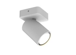 Mantra M6283 Sal 1 Light Ceiling Spotlight In White
