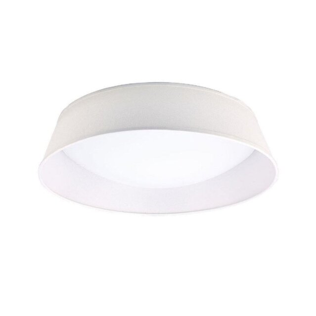 Mantra M4962 Nordica Integral LED Large Ceiling Light In White And Ivory - Dia: 600mm