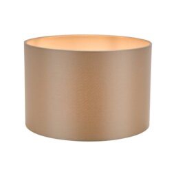 Dar Lighting Lyris Taupe Cotton Drum Shade 30cm
