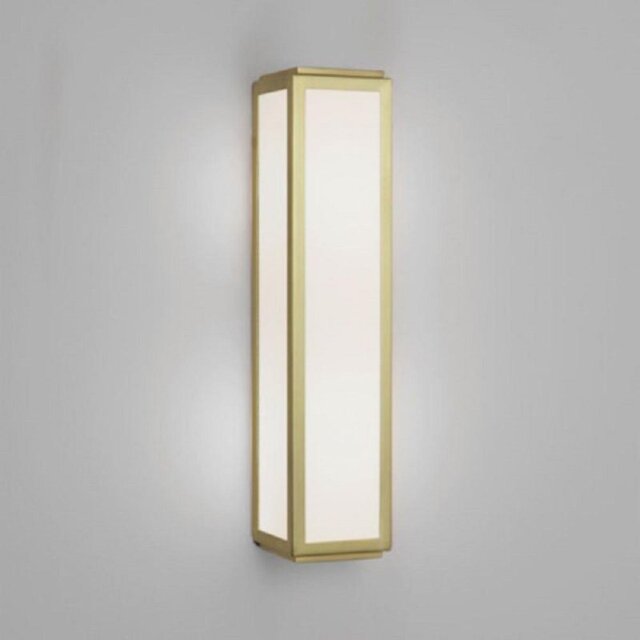 Astro 1121037 Mashiko Bathroom Wall Light In Matt Gold With Glass Diffuser