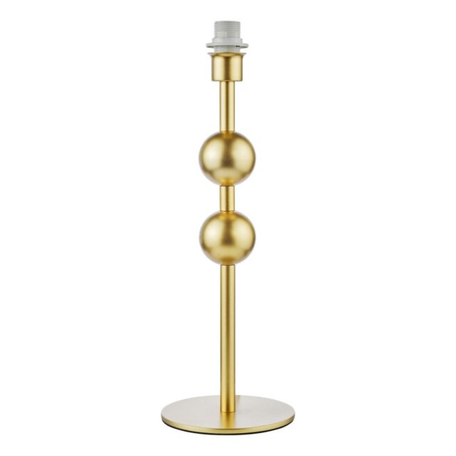 Dar Lighting Tilda Table Lamp Base In Satin Gold Finish