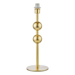 Dar Lighting Tilda Table Lamp Base In Satin Gold Finish
