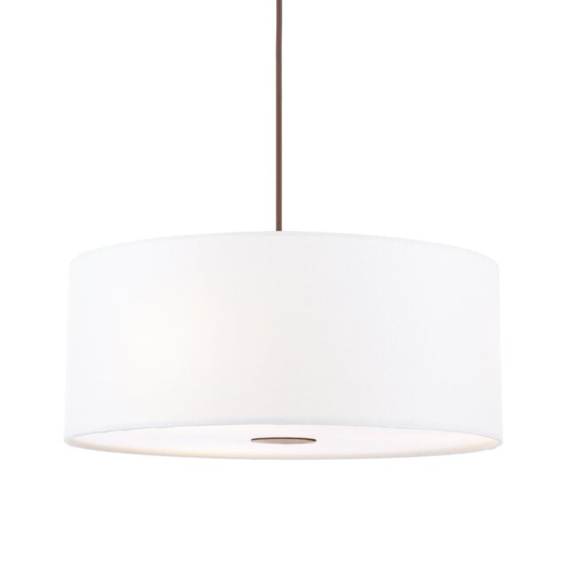 Dar Lighting Isla Easy Fit Ceiling Pendant Light Shade In Ivory 40cm ISL6515