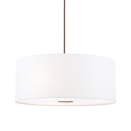 Dar Lighting Isla Easy Fit Ceiling Pendant Light Shade In Ivory 40cm ISL6515