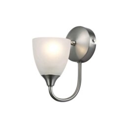 Cooper 1 Light Wall Light In Satin Nickel