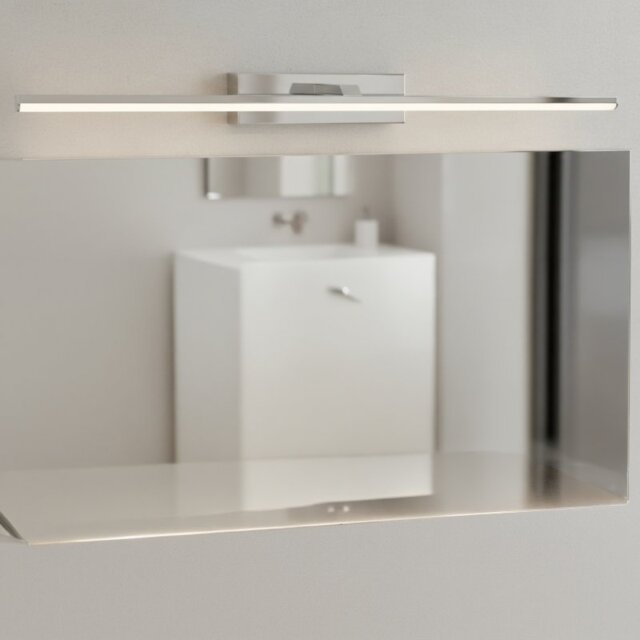 Firstlight 6869CH Marina Bathroom LED Wall Light In Chrome with Opal White Diffuser - 600mm
