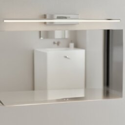 Firstlight 6869CH Marina Bathroom LED Wall Light In Chrome with Opal White Diffuser - 600mm