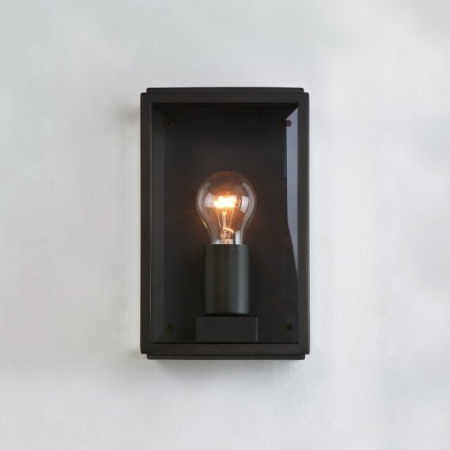 Astro 1095041 Homefield Black Outdoor Wall Light, IP44
