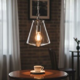 Firstlight 6854CH Milos Ceiling Pendant Light In Chrome with Clear Glass