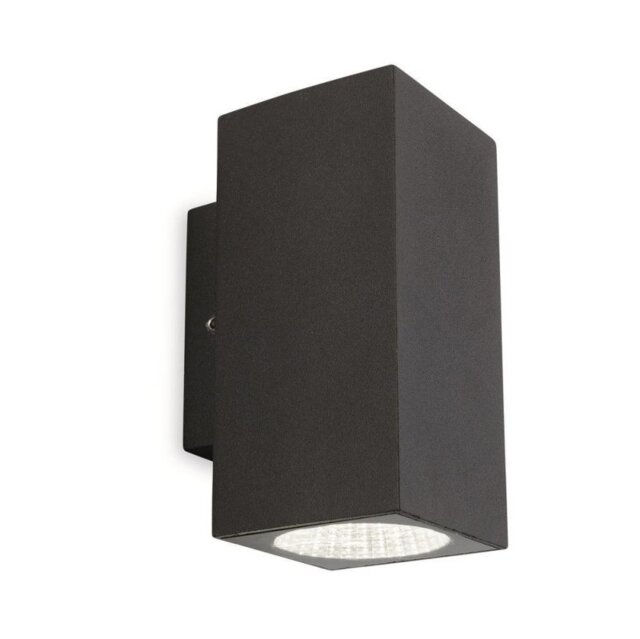 Firstlight 7677GP Dino Outdoor LED Two Light Wall Light In Graphite