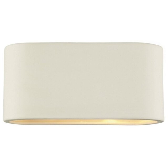 Dar AXT372 Axton Large Matt Ceramic Wall Light