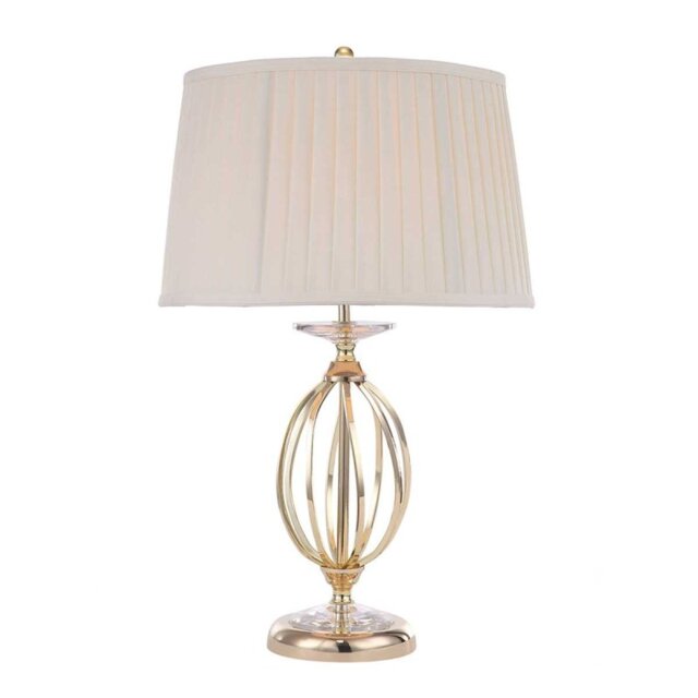 AG/TL PB Agean Polished Brass Table Lamp with Shade