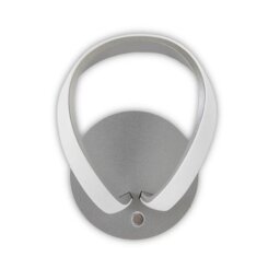 M4993 Knot Dimmable LED Wall Light In Silver And White