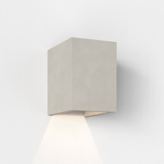 Astro 1298019 Oslo 120 Outdoor Wall Light In Matt Concrete Finish IP65