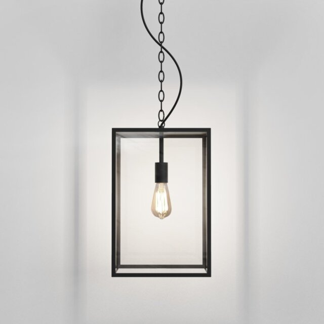 Astro 1095033 Homefield 450 Outdoor Ceiling Pendant Light In Textured Black Finish IP23