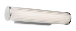 Firstlight 6865CH Coral Bathroom LED Wall Light In Chrome with Opal White Diffuser- 300mm