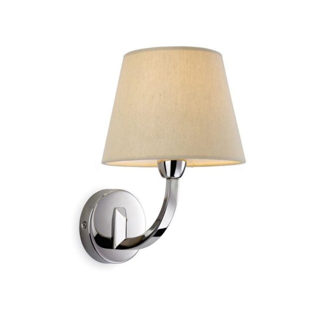 Firstlight 2319PST Fairmont 1 Light Stainless Steel Wall Light with Shade