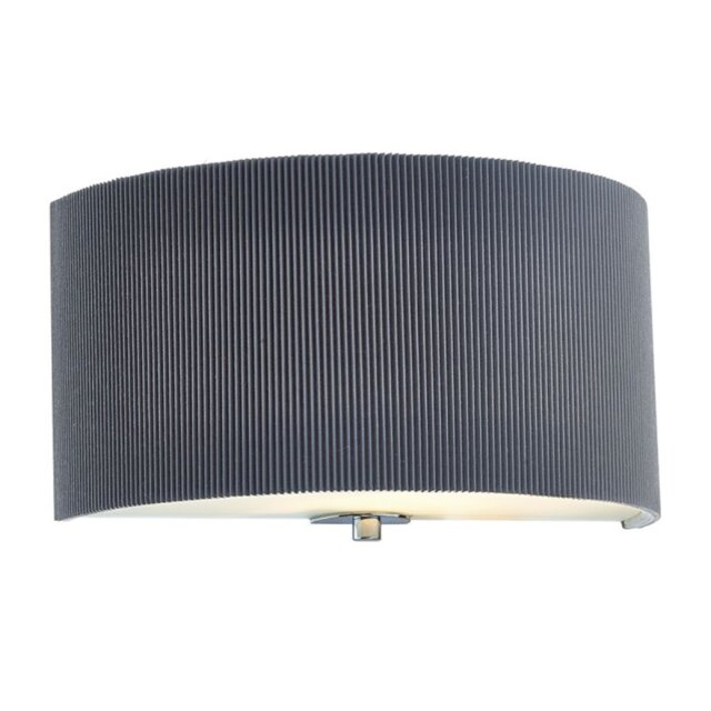 Dar ZAR0139 Zaragoza Modern Wall Light in Grey
