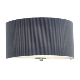 Dar ZAR0139 Zaragoza Modern Wall Light in Grey