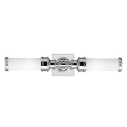 FE-PAYN-OR2-BATH Payne Ornate 2 Light Polished Chrome Bathroom Wall Light