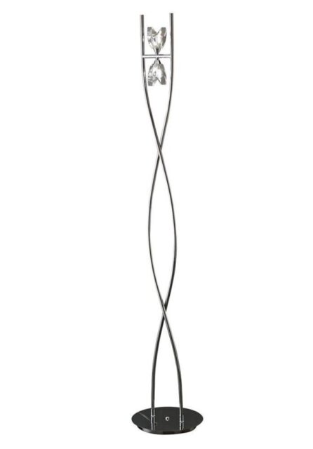Mantra M1463 Eclipse 2 Light Floor Light In Chrome