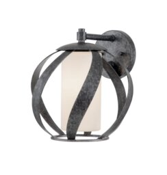 Quintiesse QN-BLACKSMITH1-OBK Blacksmith Single Outdoor Wall Light In Old Black Finish