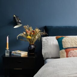 32524 Original 1227 BRASS Wall Light In Jet Black