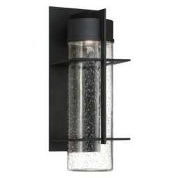 Quintiesse QN-EAMES-LED-L-EK Eames Outdoor Large LED Wall Lantern In Earth Black Finish IP44
