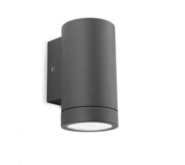 Firstlight 5937GP Shelby LED 1 Light Wall Light In Graphite Aluminium