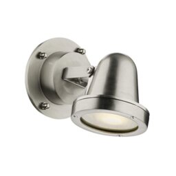 David Hunt Lighting COV0738 Cove One Light Outdoor Wall Light In Nickel