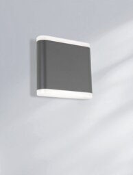 Firstlight 4137GP Pisa Square LED Outdoor Wall Light In Graphite Finish IP65
