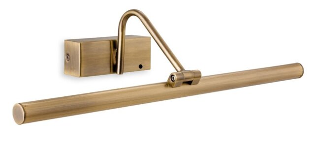 Firstlight 6835AB Rechargeable LED Picture Light In Antique Brass Finish
