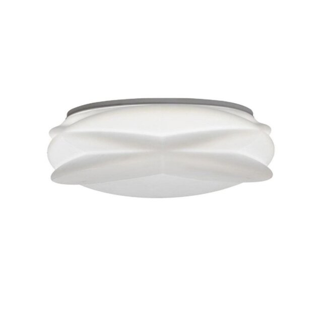 Mantra M5956 Lascas LED Tuneable Small Flush Ceiling Light In White - Dia: 540mm